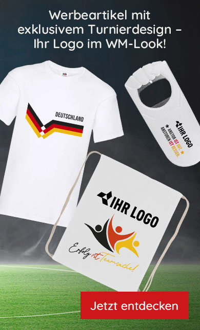 Fan-Edition mit WM-Motiv bedrucken