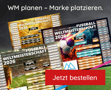 WM-Planer mit Logo bedrucken