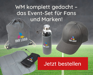 Event-Set mit Logo bedrucken