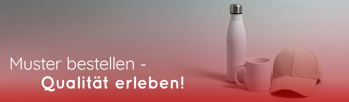 Werbeartikel als Muster bestellen