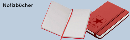 Notizbücher bedrucken bei Saalfrank