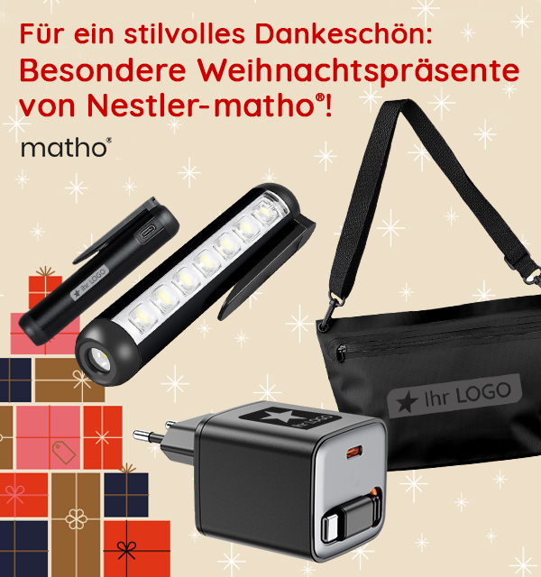  Besondere Weihnachtspräsente von Nestler-matho®!