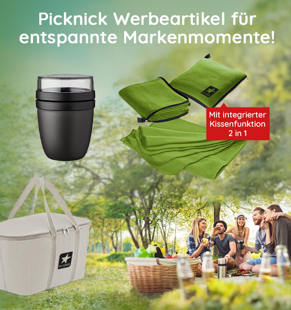  Picknick-Werbeartikel mit Logo bei Saalfrank - Qualitäts-Werbeartikel 