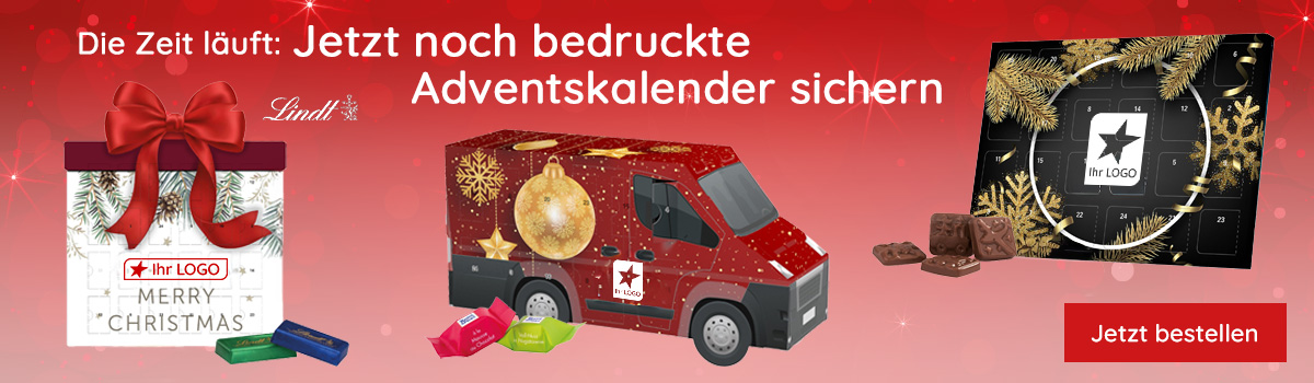  Jetzt noch bedruckte Adventskalender sichern!