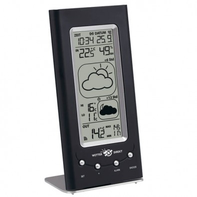 TFA Funk-Wetterstation, Schwarz TFA Funk-Wetterstation, Schwarz