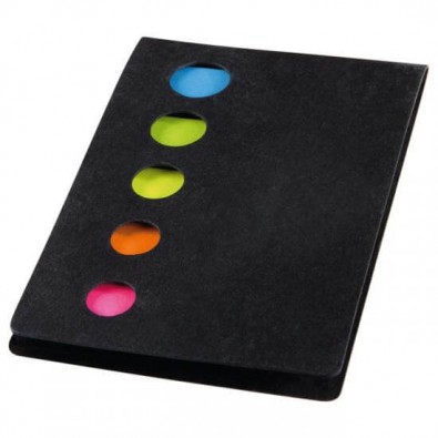 Haftnotiz-Set Neon, Schwarz Haftnotiz-Set Neon, Schwarz