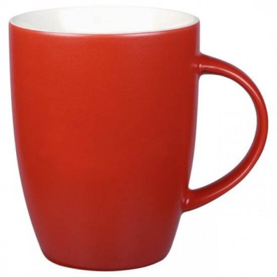 Senator® Tasse Elite Matt Rot/Weiß