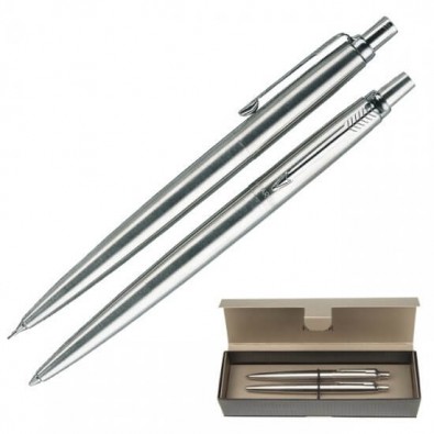 Orig.Parker Jotter Schreibgarnitur 2-tlg, Edelstahl Orig.Parker Jotter Schreibgarnitur 2-tlg, Edelstahl