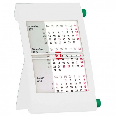 2-Jahres-Tischkalender 2019/2020 Weiß/Grün 2-Jahres-Tischkalender 2019/2020 Weiß/Grün