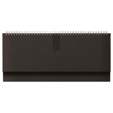 Querkalender Trend Line 2019 Schwarz Querkalender Trend Line 2019 Schwarz