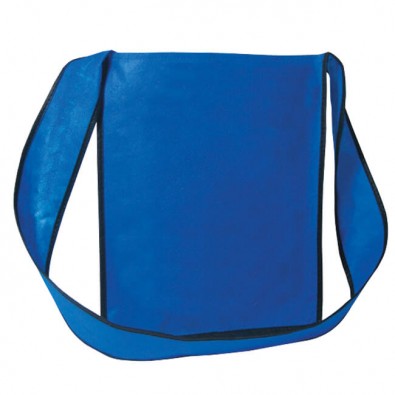 Vlies-Umhänge-Dokumententasche, Blau Vlies-Umhänge-Dokumententasche, Blau