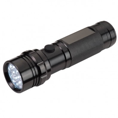 Metall-Taschenlampe mit 14 LEDs