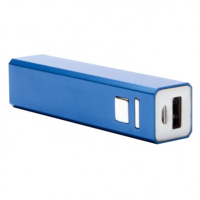 Metall-Ladegerät Powerbank, Blau Metall-Ladegerät Powerbank, Blau