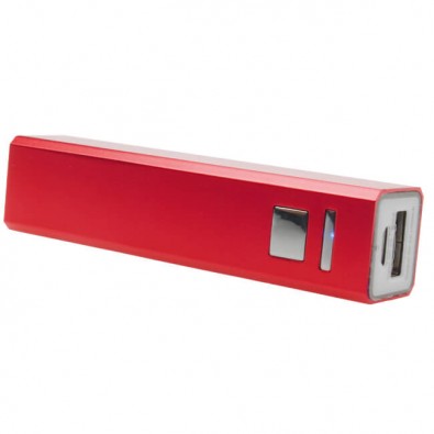 Metall-Ladegerät Powerbank, rot Metall-Ladegerät Powerbank, rot