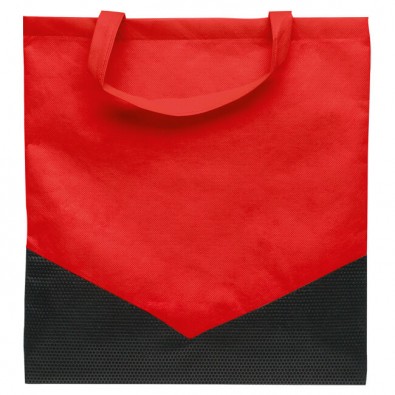 Vliestasche Arrow, Rot/Schwarz Vliestasche Arrow, Rot/Schwarz