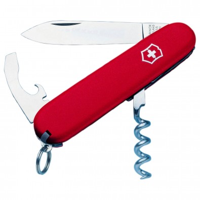Original Victorinox Taschenmesser, Waiter, 9 Funktionen, Rot Original Victorinox Taschenmesser, Waiter, 9 Funktionen, Rot