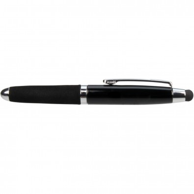 Touch-Metallkugelschreiber Soft Grip, Schwarz Touch-Metallkugelschreiber Soft Grip, Schwarz