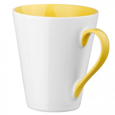 Keramiktasse Maja, Weiß/Gelb Keramiktasse Maja, Weiß/Gelb