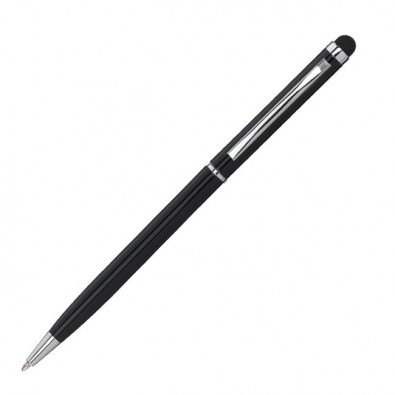 Touch-Metall-Kugelschreiber, Schwarz Touch-Metall-Kugelschreiber, Schwarz