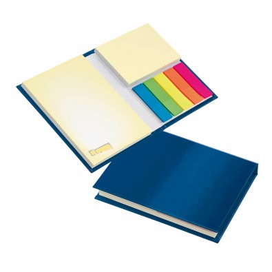 Haftnotiz-Büchlein, Einband Blau Haftnotiz-Büchlein, Einband Blau