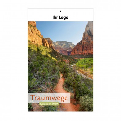 Bildwandkalender Traumwege 2019