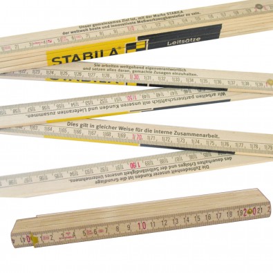 Original Stabila Handwerkermaßstab 400er Serie, Natur Original Stabila Handwerkermaßstab 400er Serie, Natur