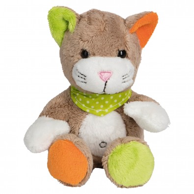 Kuscheltier in Tasche, Katze Kuscheltier in Tasche, Katze