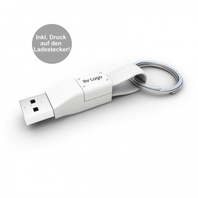 Ladekabel 2in1 ZWEINS® PLUS Weiß/Weiß Ladekabel 2in1 ZWEINS® PLUS Weiß/Weiß