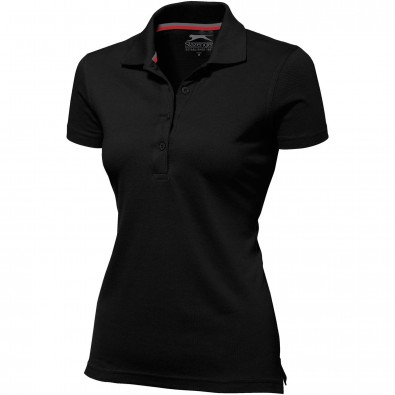 Original Slazenger Damen Polo-Shirt Advantage Black | S Original Slazenger Damen Polo-Shirt Advantage Black | S