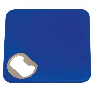 Untersetzer mit Flaschenöffner, Blau Untersetzer mit Flaschenöffner, Blau