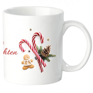 Fototasse mit Weihnachtsmotiv Frohe Weihnachten Fototasse mit Weihnachtsmotiv Frohe Weihnachten