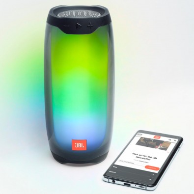 JBL Pulse 4 Tragbarer Bluetooth Lautsprecher, black JBL Pulse 4 Tragbarer Bluetooth Lautsprecher, black