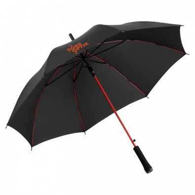 Fare® Automatik-Stockschirm Colorline, Schwarz/Rot Fare® Automatik-Stockschirm Colorline, Schwarz/Rot