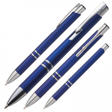 Kugelschreiber Baltimore, Blau-Metallic Kugelschreiber Baltimore, Blau-Metallic
