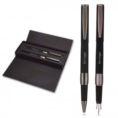 SENATOR Image Black Line Set II Füllhalter, Kugelschreiber, schwarz SENATOR Image Black Line Set II Füllhalter, Kugelschreiber, schwarz