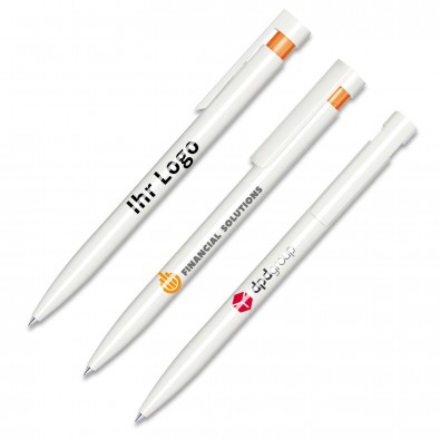 SENATOR Liberty Polished Basic Druckkugelschreiber, weiß/orange 151 SENATOR Liberty Polished Basic Druckkugelschreiber, weiß/orange 151