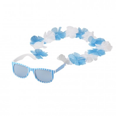 Spaßbrille Bavaria blau, Weiß/Blau Spaßbrille Bavaria blau, Weiß/Blau