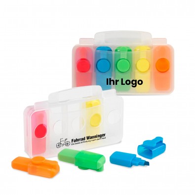 Textmarker-Set in Box HighFive Textmarker-Set in Box HighFive