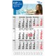 3-Monats-Wandkalender Post 2020, B4-faltbar 3-Monats-Wandkalender Post 2020, B4-faltbar