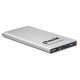 Powerbank Powerflat 8.000 mAh, Matt-Silber Powerbank Powerflat 8.000 mAh, Matt-Silber