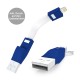 Ladekabel 2in1 ZWEINS® PLUS Yacht Club, Yacht Club (Pantone 286 C) Ladekabel 2in1 ZWEINS® PLUS Yacht Club, Yacht Club (Pantone 286 C)