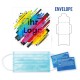 Protection Umschlag mit Gel, 3-tlg. mit individuellem Etikett auf der Vorderseite Protection Umschlag mit Gel, 3-tlg. mit individuellem Etikett auf der Vorderseite