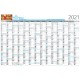 Wandplaner Horizont M Bestseller, blau Wandplaner Horizont M Bestseller, blau