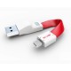 Ladekabel 2in1 ZWEINS® PLUS Weiß/Rot Ladekabel 2in1 ZWEINS® PLUS Weiß/Rot