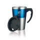 Highland Isolierbecher, blau,silber Highland Isolierbecher, blau,silber